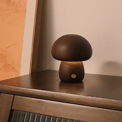 Wooden Mushroom LED light 2.0