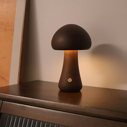 Wooden Mushroom LED light 2.0