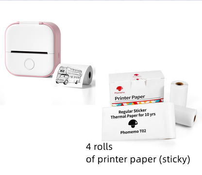 Portable Mini Thermal Label Printer 2.0