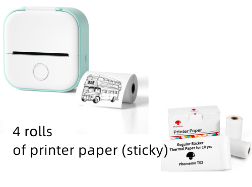 Portable Mini Thermal Label Printer 2.0