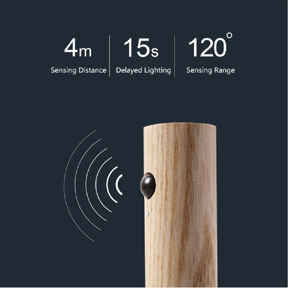 Auto Magnetic Wood Wireless Light 2.0