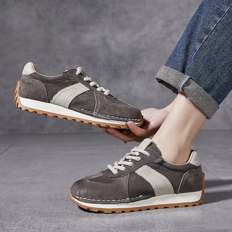 Women's Classic Retro Casual Sneaker Genuine Leather