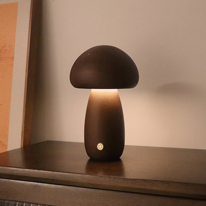 Wooden Mushroom LED light 2.0