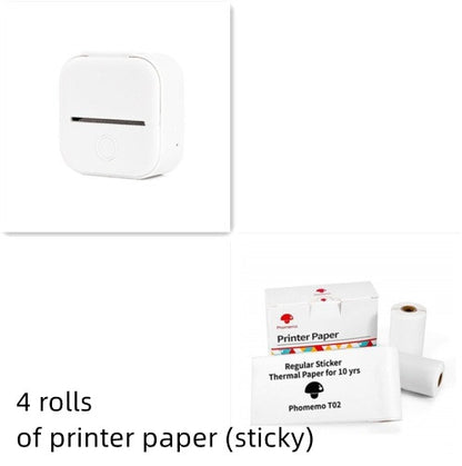 Portable Mini Thermal Label Printer 2.0